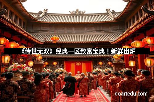 《传世无双》经典一区致富宝典！新鲜出炉